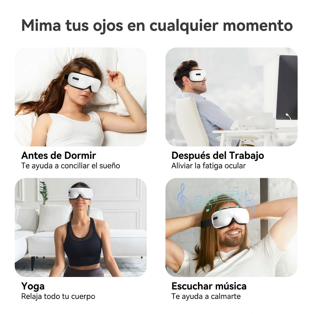 Masajeador ocular inteligente